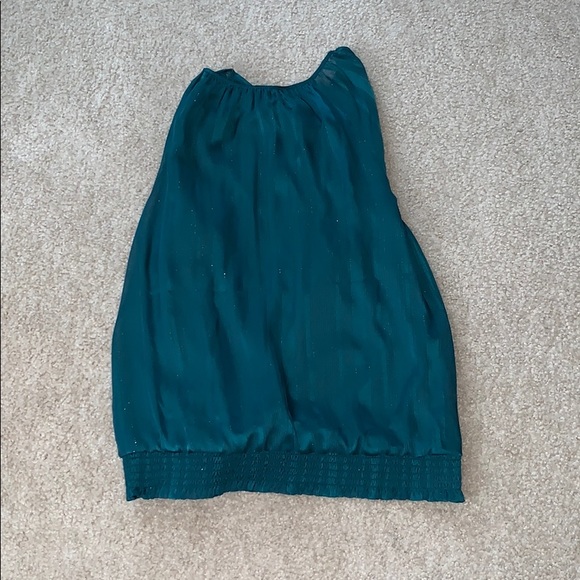 apt 9 shiny green long sleeve shirt - Picture 2 of 3